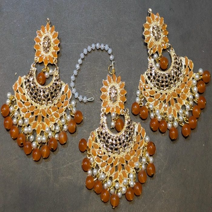 Elegant Bindi Kanta Earrings - Image 2